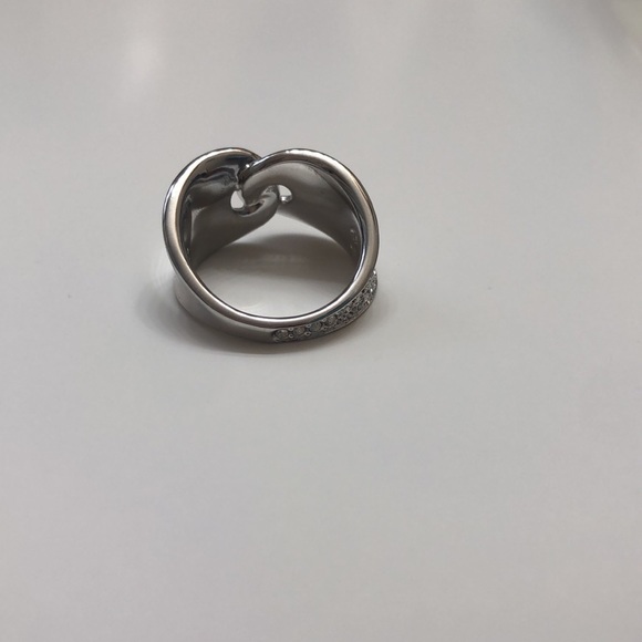 NWT Swarovski Guardian Rhodium Plated Crystal Ring - Picture 6 of 10